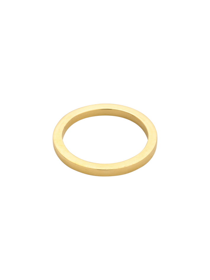 Charlotte gold ring polished