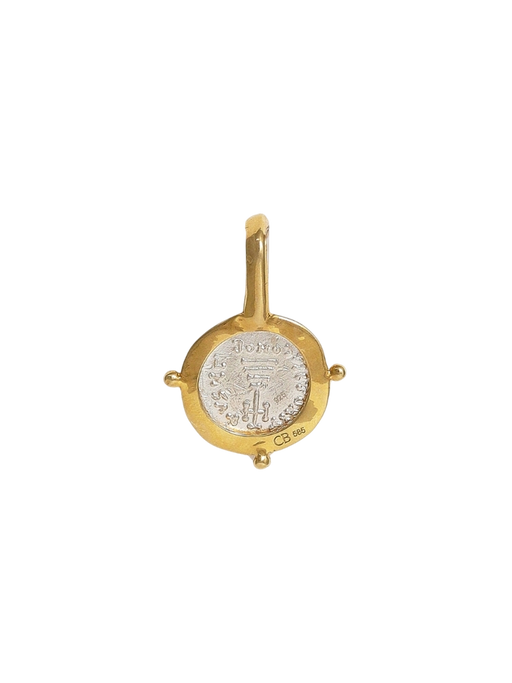 Khazaria pendant in sterling silver and diamond - solid gold photo