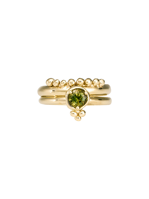 Juliet stack ring - 18k solid gold photo
