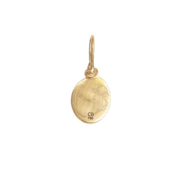 Peristera pendant with diamonds - 18k solid gold