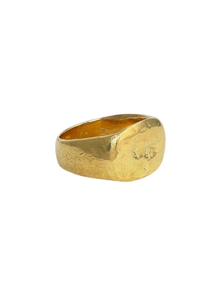 Amyclides signet ring - solid gold