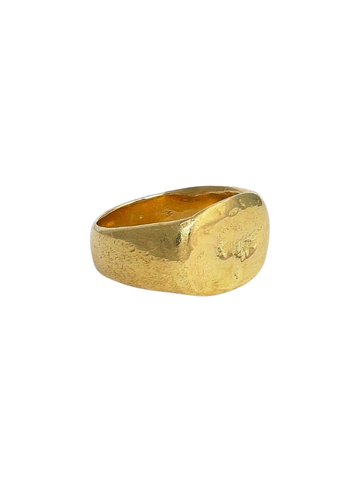 Amyclides signet ring - solid gold