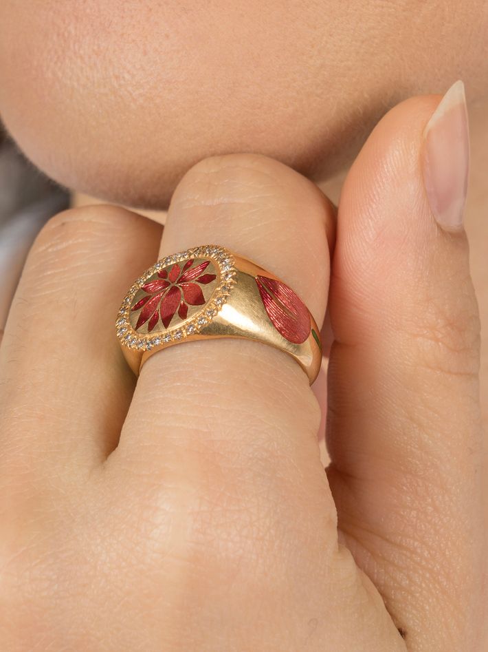 Kamala ring - 22k solid gold 