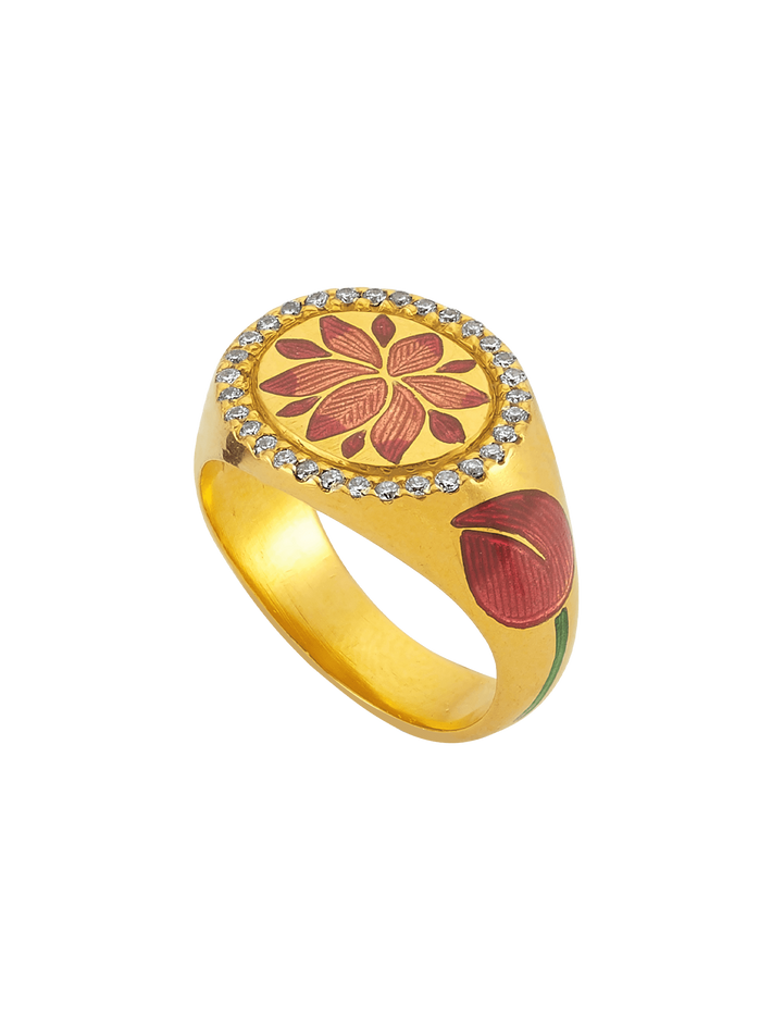 Kamala ring - 22k solid gold 