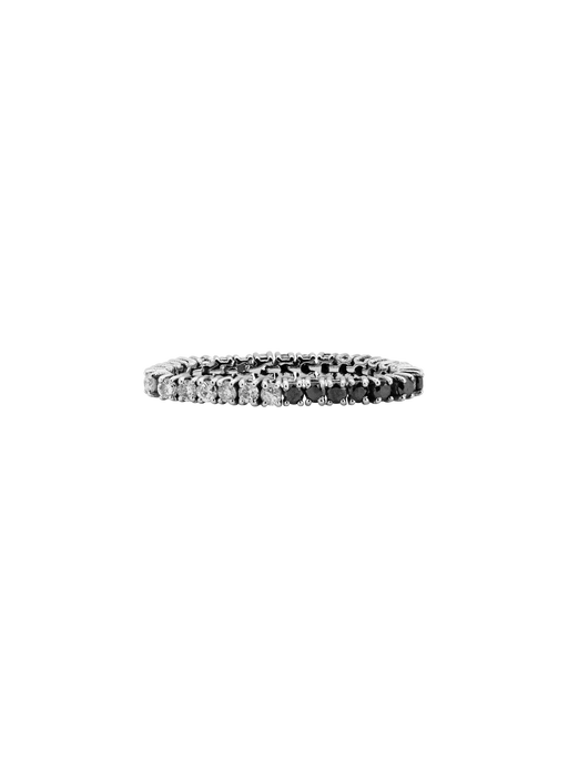 Eco-fine optical ring with diamonds photo