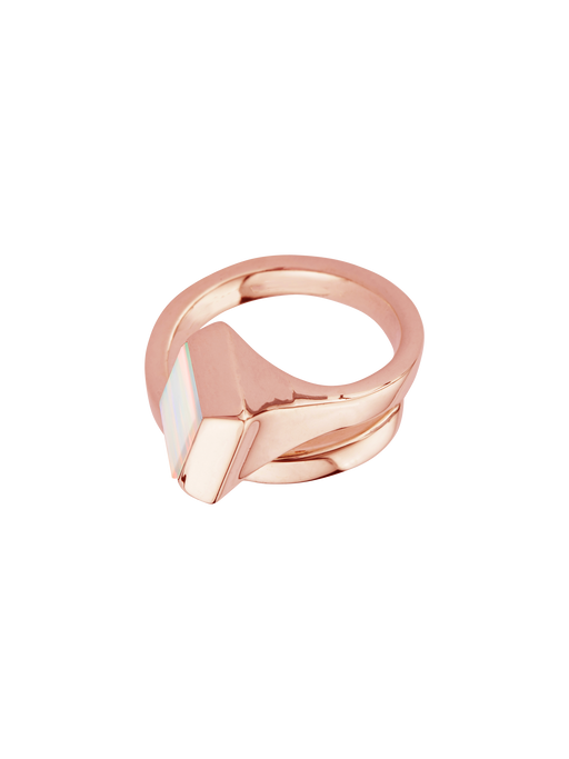 Amazon ring pink with opal photo