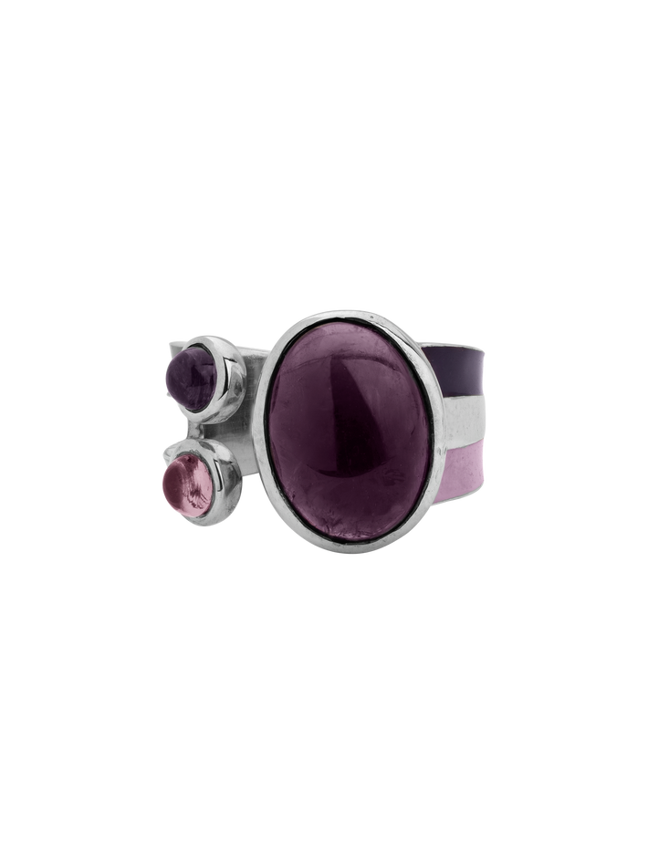 Purple Striped ring