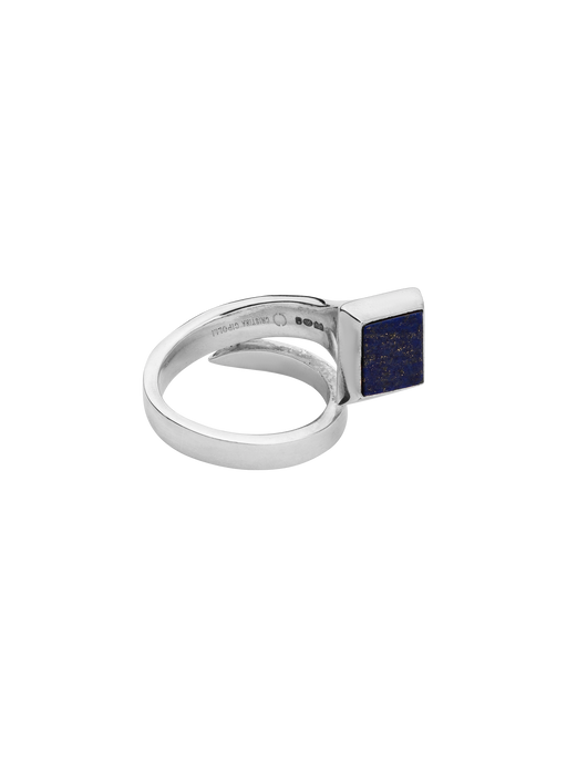 Amazon Ring silver with lapis photo