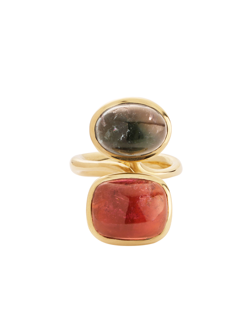 Double cabochon ring photo