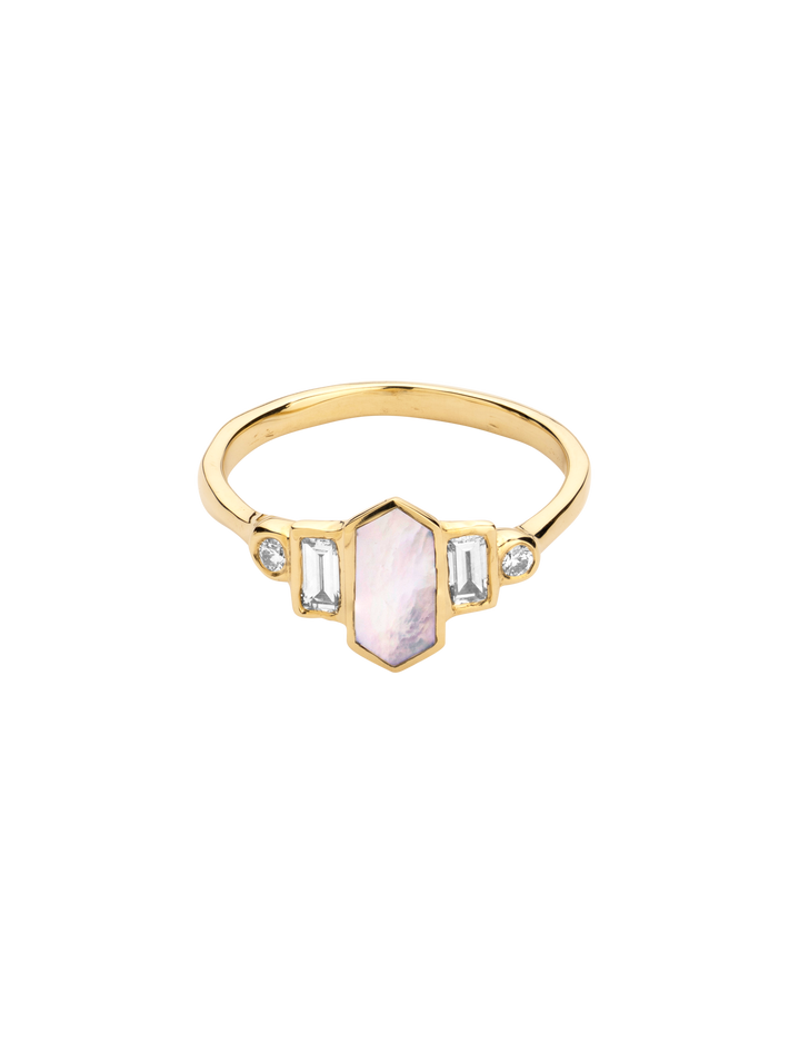 Mother of pearl ring