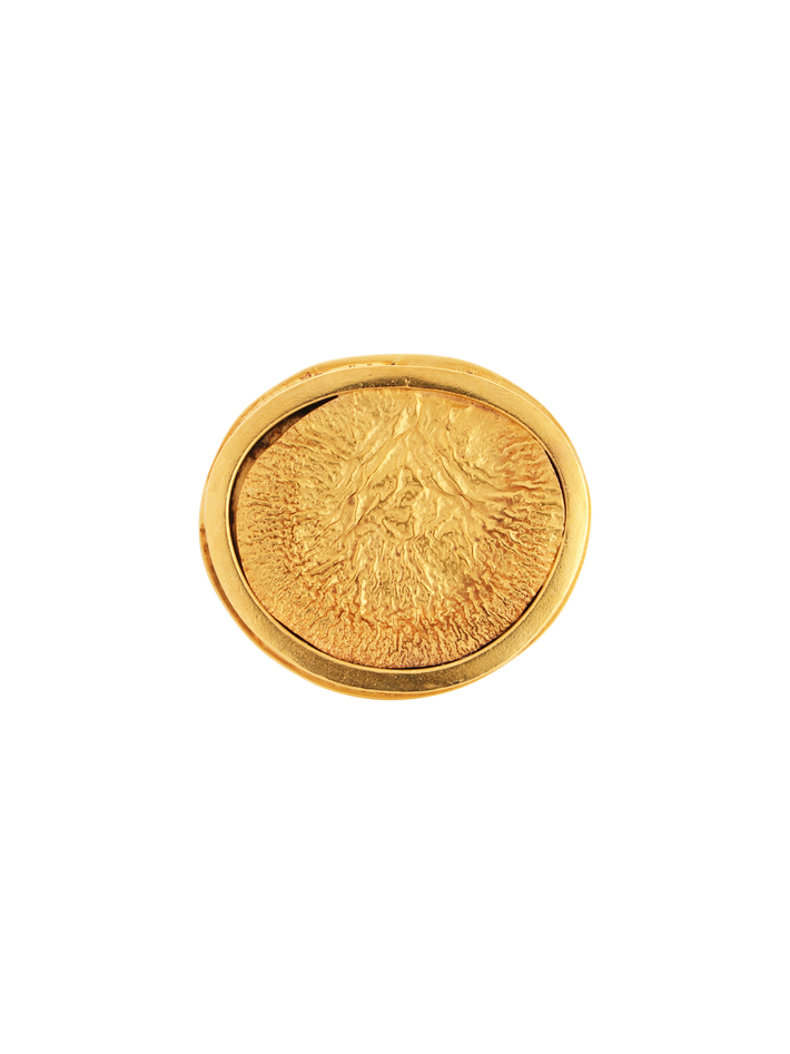 18kt gold vermeil tree of life ring by Deborah Murdoch Finematter