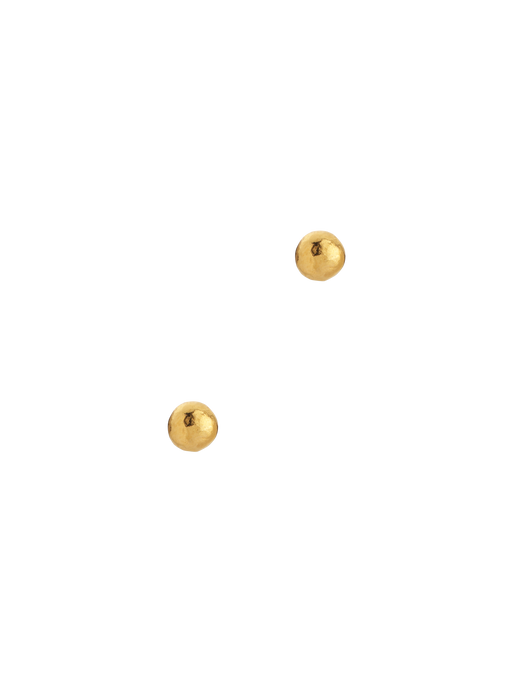 18kt gold vermeil pebble stud earrings photo