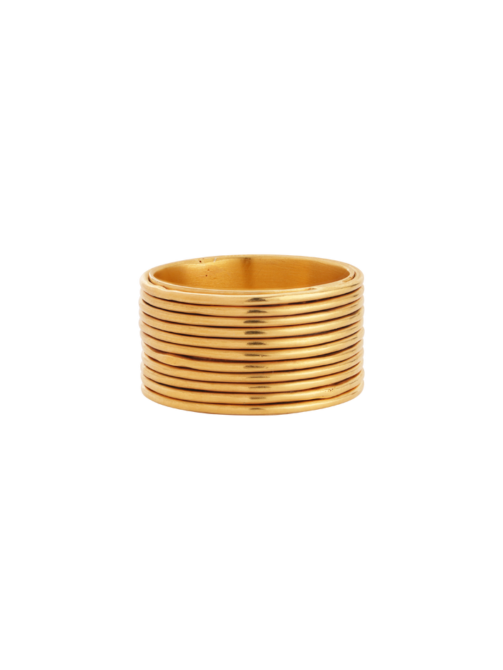 18kt yellow gold twine ring by Deborah Murdoch