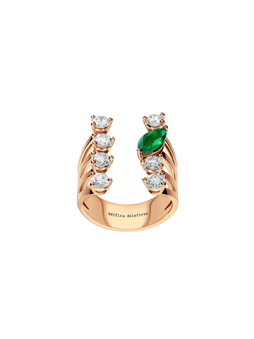 Emerald Dots Ring photo