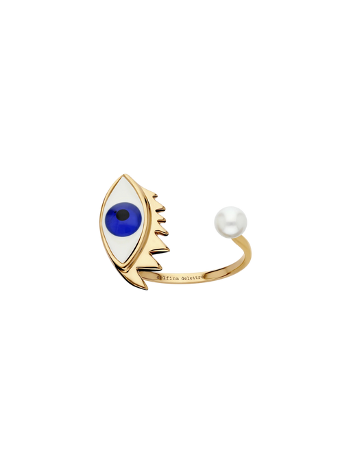 Eye piercing ring photo