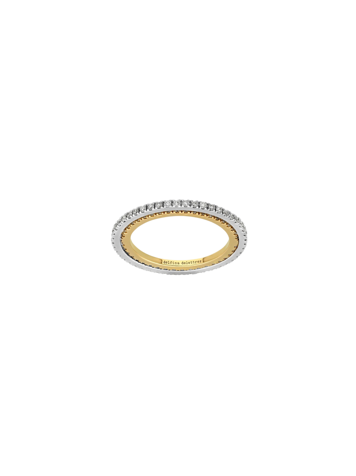 Tourbillion pavè ring
