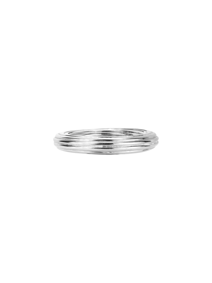 Ondulations ring - sterling silver