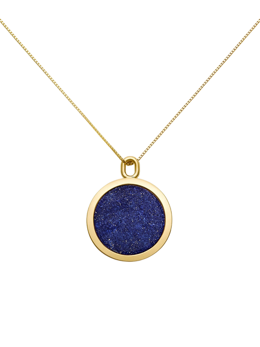 Nouveau réalisme necklace - lapis lazuli & gold vermeil photo