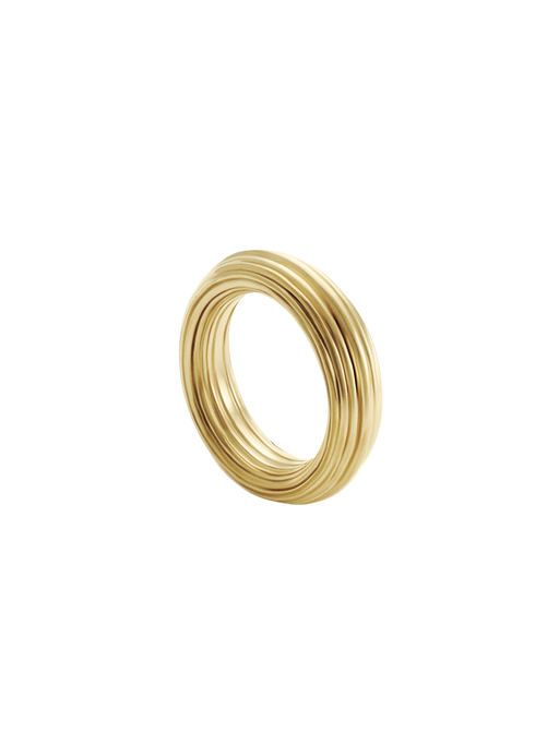 Soriana ring - gold vermeil photo