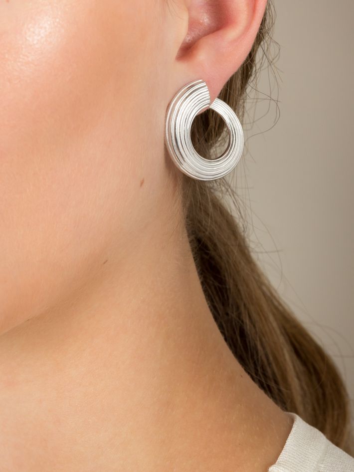 Croissance illimitée earrings - sterling silver