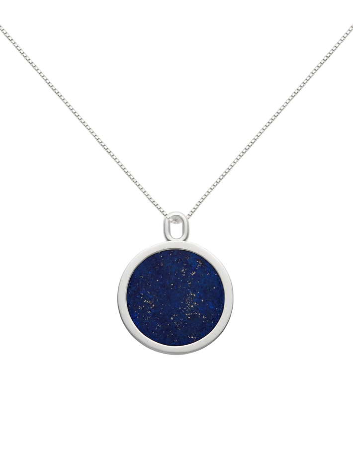 Nouveau réalisme necklace - lapis lazuli & sterling silver