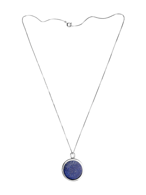 Nouveau réalisme necklace - lapis lazuli & sterling silver photo