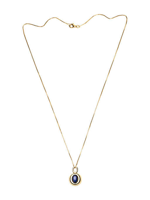 18 albion mews necklace - lapis lazuli & gold vermeil photo