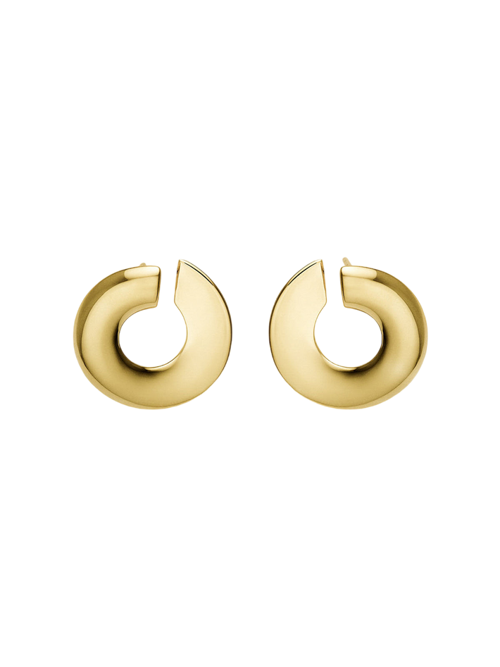 L'art est un fruit earrings - gold vermeil