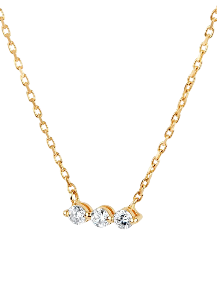 Shuga lab-created diamond bar necklace