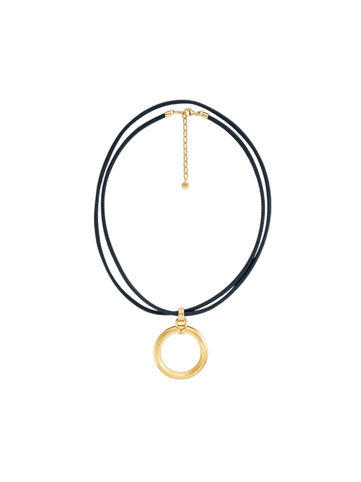 Iceni chariot link leather pendant necklace photo