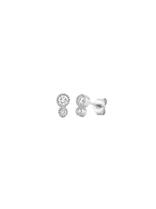 9k diamond jasmine studs photo