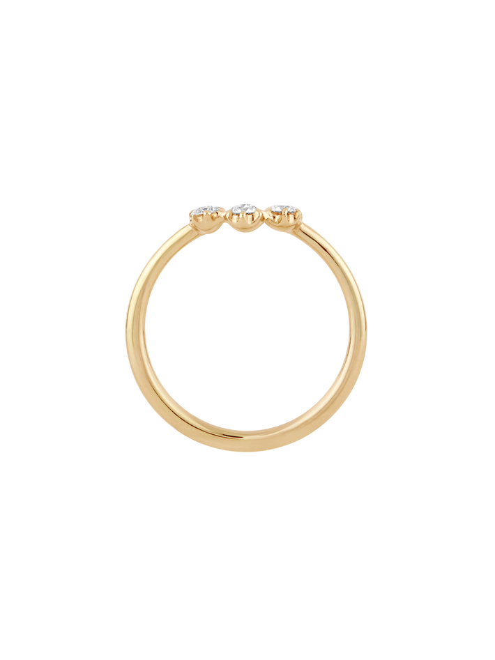 Ellie diamond crown ring