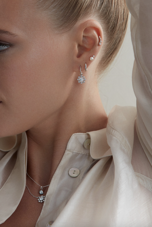Shuga Pearl & Lab-Created Diamond Studs photo