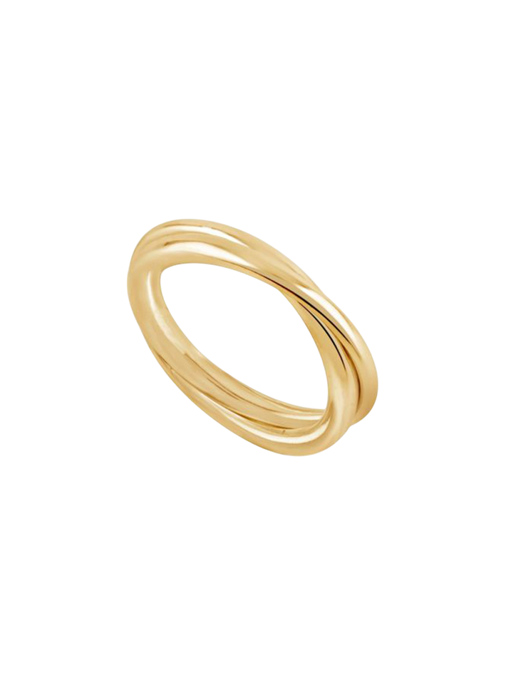 Signature tapering duo ring