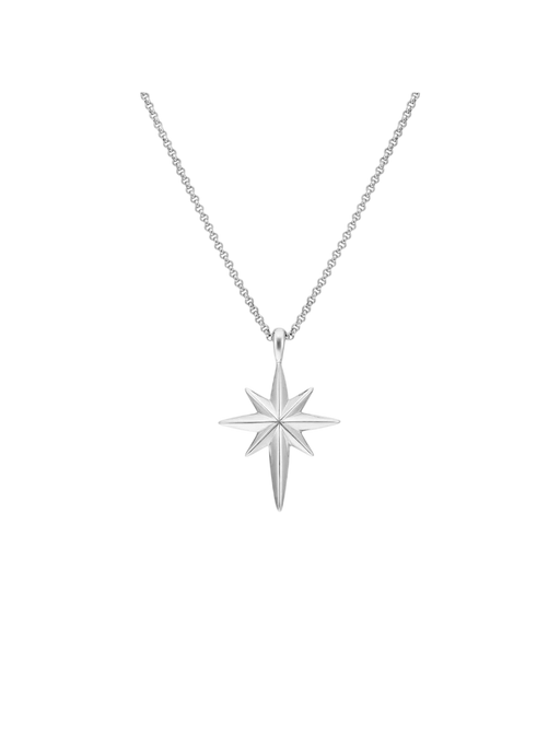 North star charm necklace photo