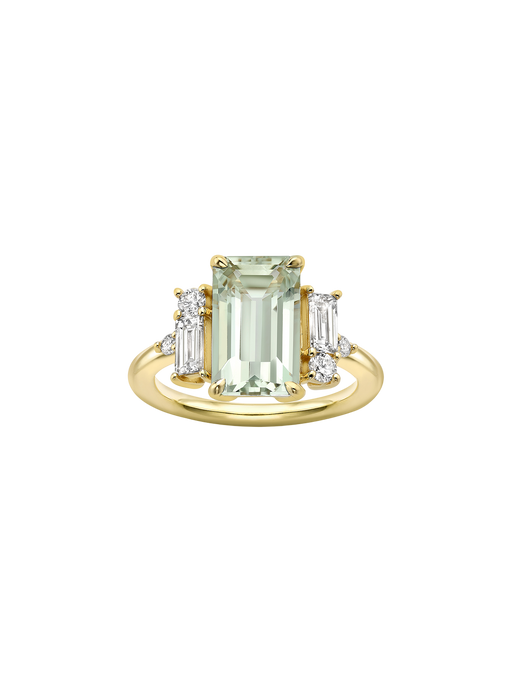 Charli green amethyst ring photo