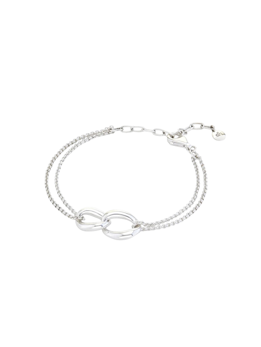 Wave double link bracelet photo
