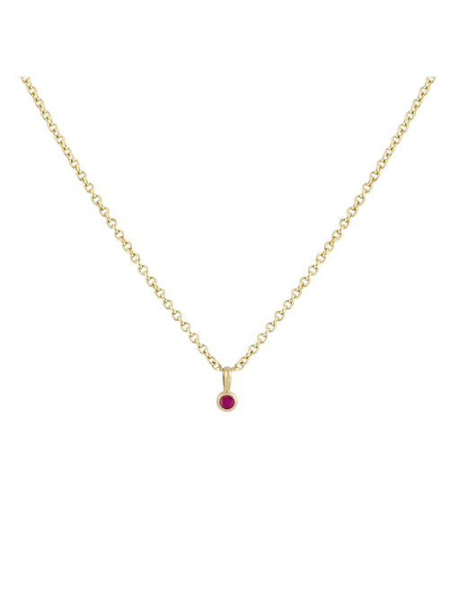Ruby precious pip pendant photo