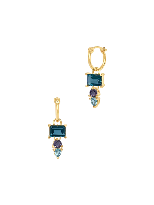 Gem-set drop earrings photo