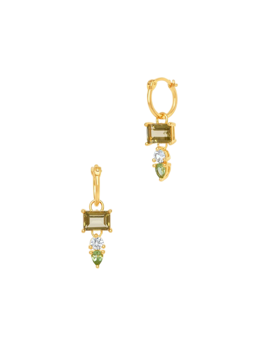 Gem-set drop earrings photo