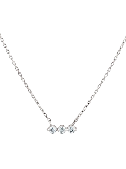 Shuga lab-grown diamond bar necklace photo