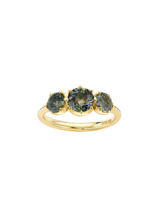Elyhara Medium Trilogy Sapphire Ring photo