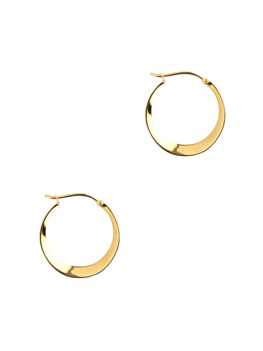 Signature small tapering hoops (Refurbished) photo