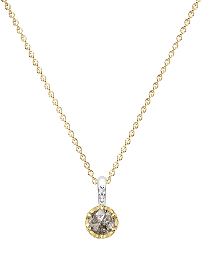 April diamond birthstone pendant