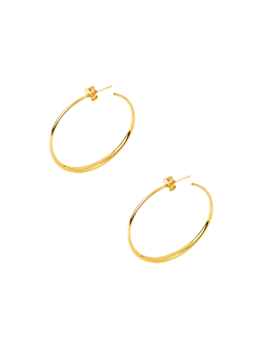 Signature Medium Hoop Earrings photo