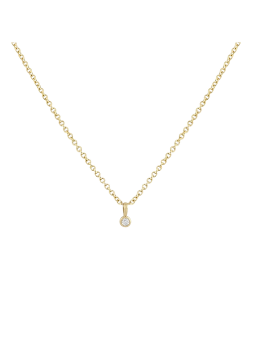 Lab-grown diamond precious pip pendant photo