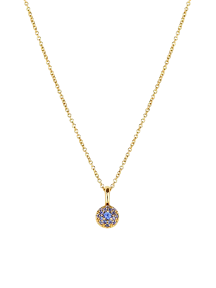 Sapphire bon bon pendant