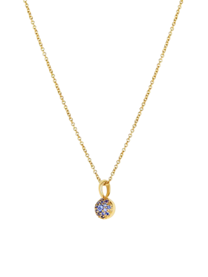 Sapphire bon bon pendant