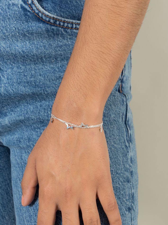 Stargazer split chain bracelet