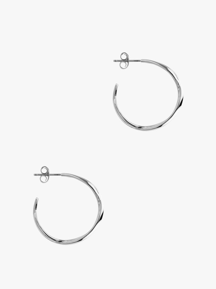 Dinny Hall Twist open hoop earrings - Gold
